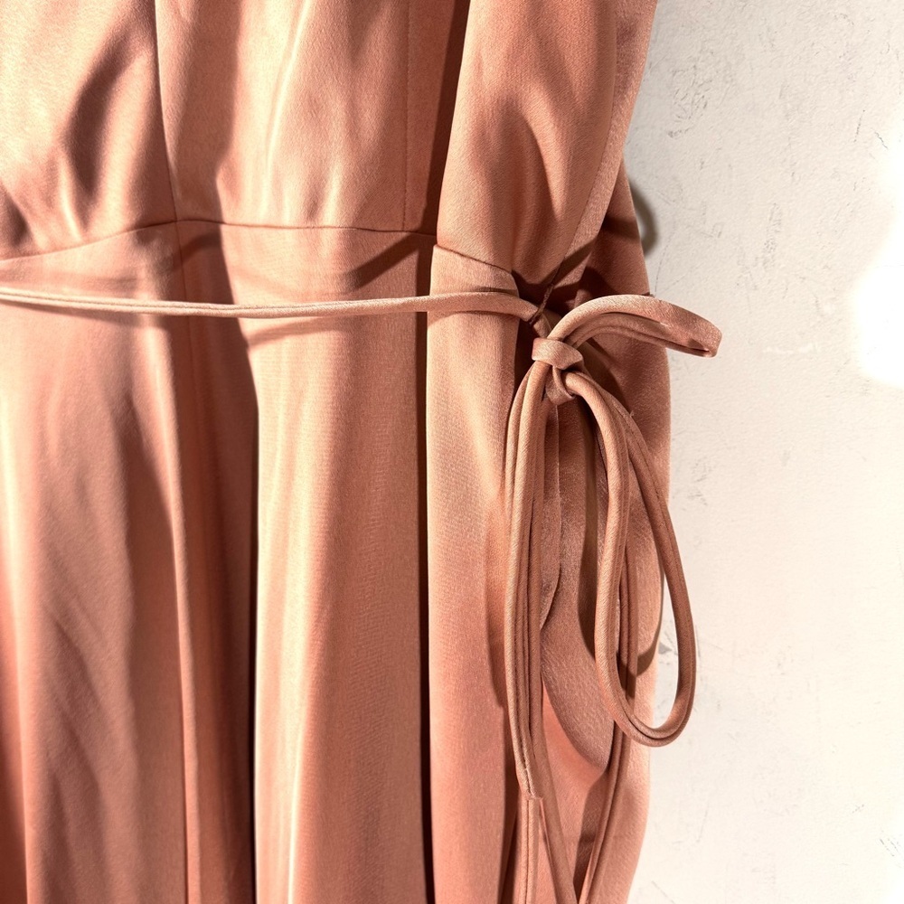 Anthropologie Sachin + Babi Tansy formal Gown apricot satin NWT - Picture 4 of 16